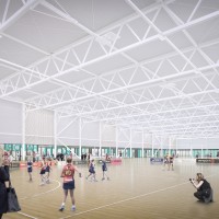 Artist impression - community courts