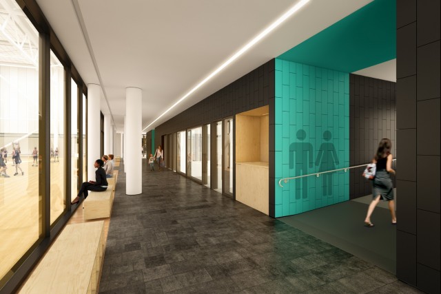 Metro Sports Facility change area