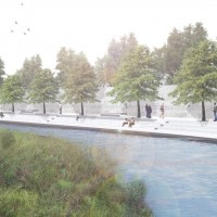 Memorial Wall artist impression