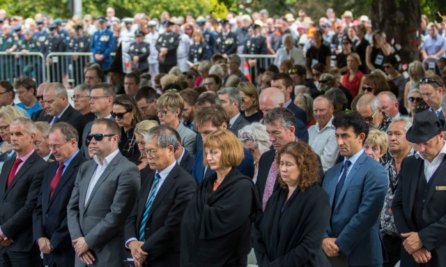 The memorial was unveiled to the public at the sixth anniversary commemoration service