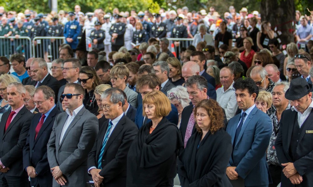 The memorial was unveiled to the public at the sixth anniversary commemoration service