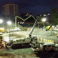 Christchurch Convention Centre foundation pour 