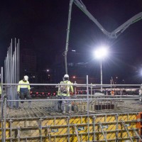 Christchurch Convention Centre foundation pour 