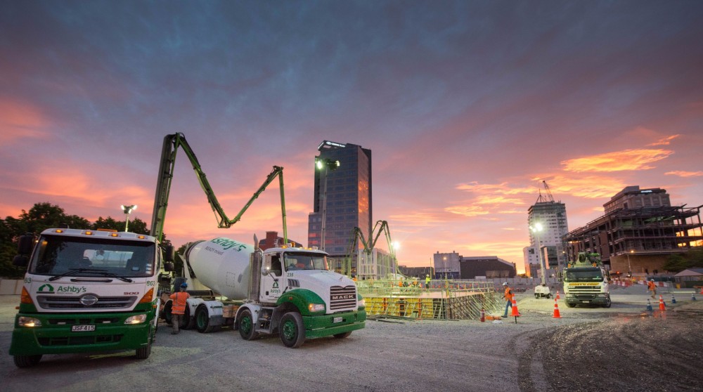 Christchurch Convention Centre foundation pour 