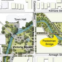 North Frame Pedestrian Bridge map
