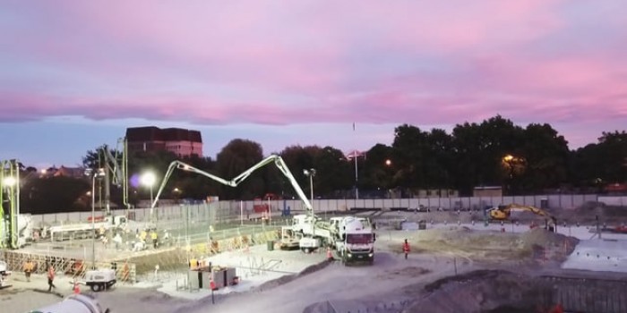Convention Centre concrete pour